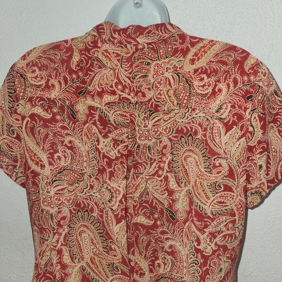Emma James by Liz Claiborne button-front blouse in size 10 NWOT - Picture 4 of 11